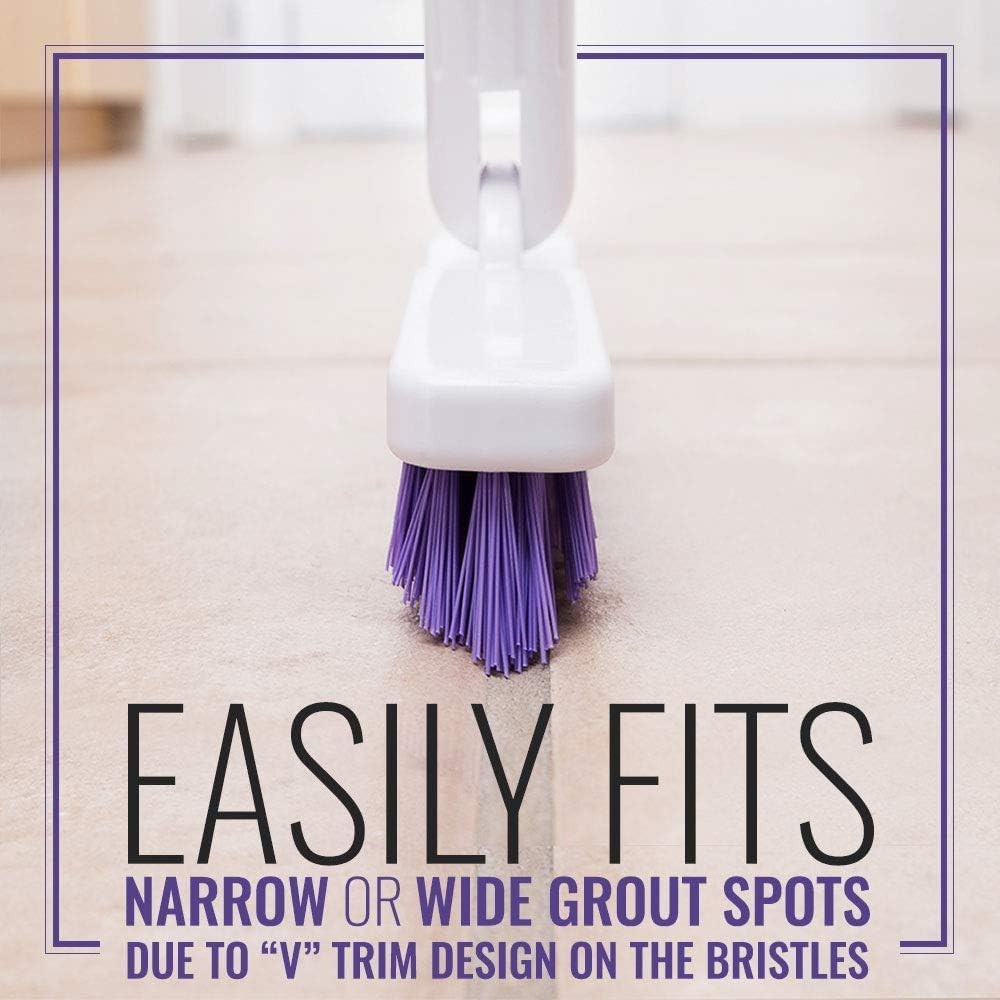 E-Z Scrubber Replacement Head — Deep Grime Cleaning for Tile & Grout