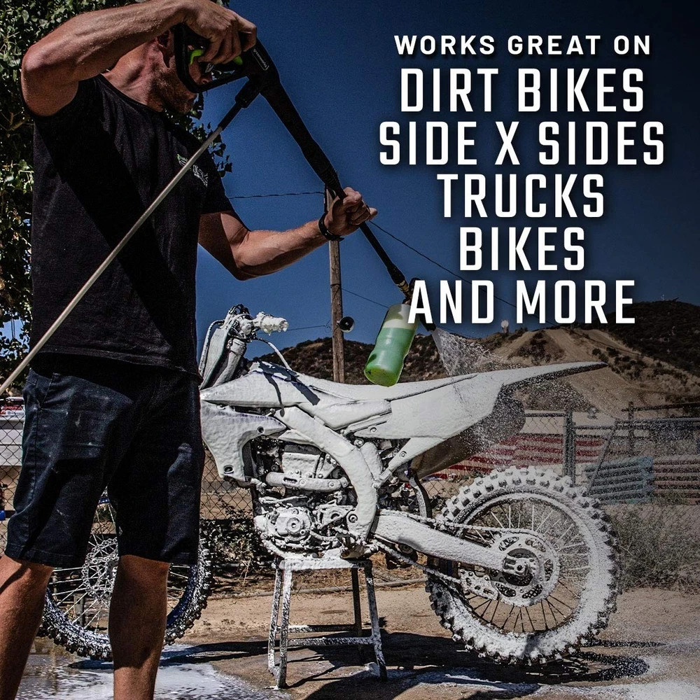 Off-Road Wash (64 oz.) + Pressure Washer Foam Cannon Bundle – Super Concentra…