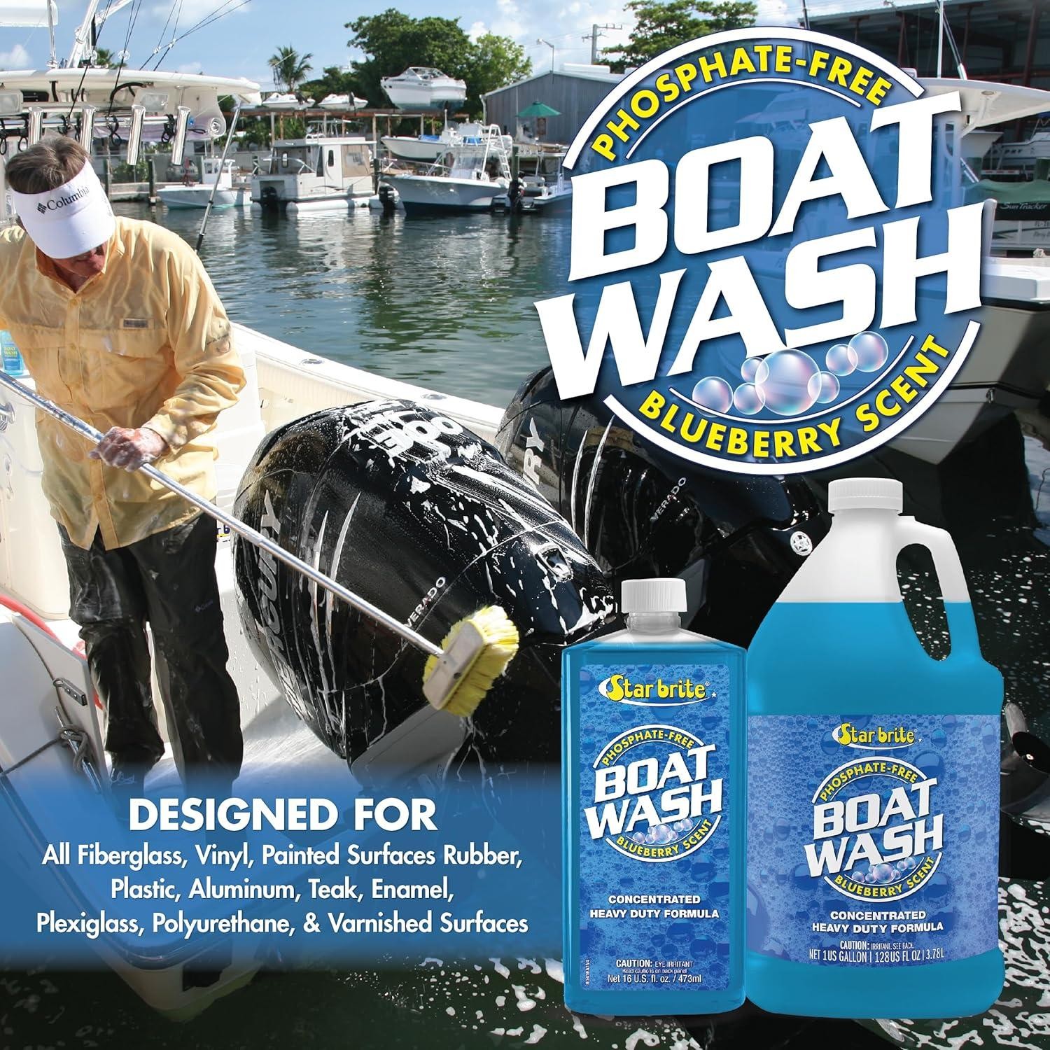 Star brite Concentrated Boat Wash Blueberry Scent 1 Gallon