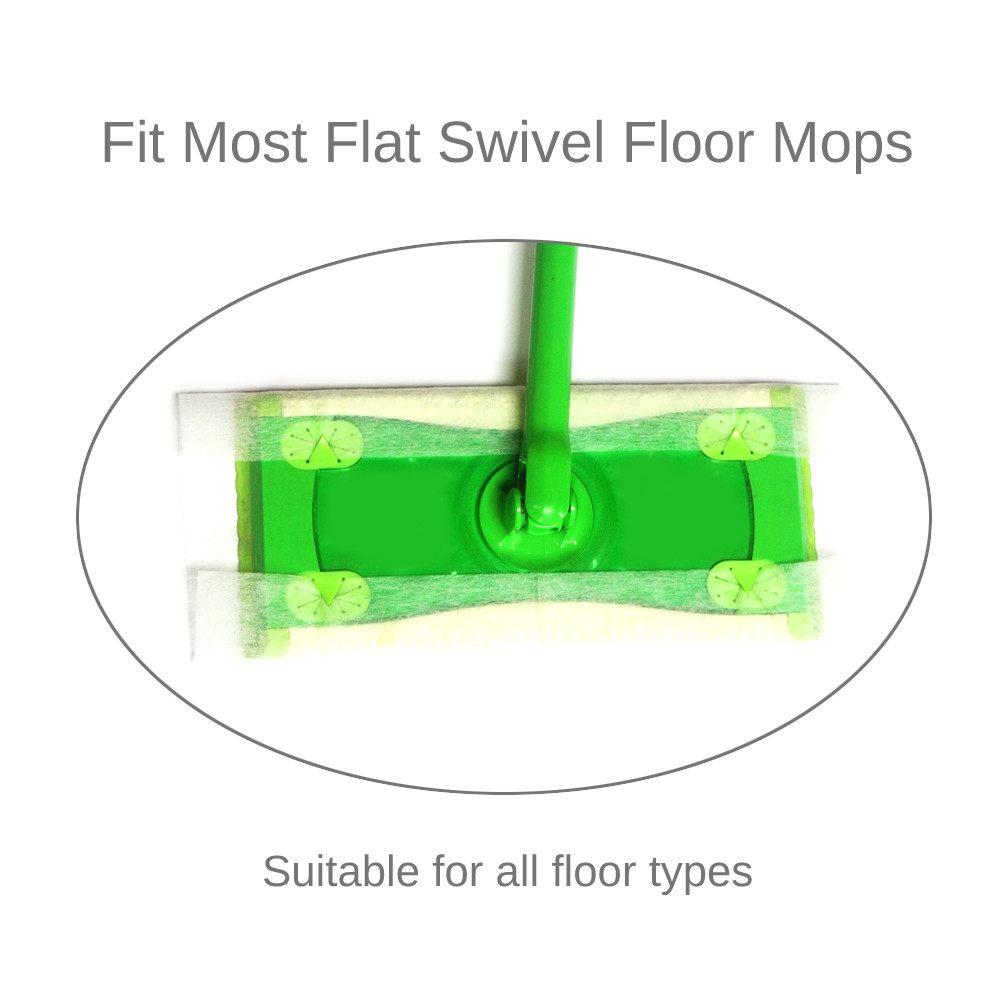 Electrostatic Floor Sweeping Wipe Dry Refill f Hardwood Tile Vinyl 20x29cm 35 PC