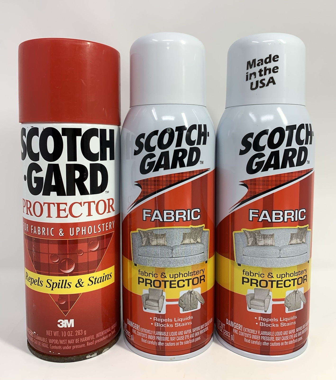3M Scotchgard FABRIC PROTECTOR Waterproof Clothes Upholstery 10 oz Lot of 3
