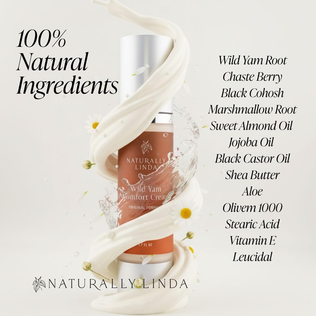 Organic Wild Yam Cream for Women, Inspired by Barbara O??Neill ?C Herbal Comfort