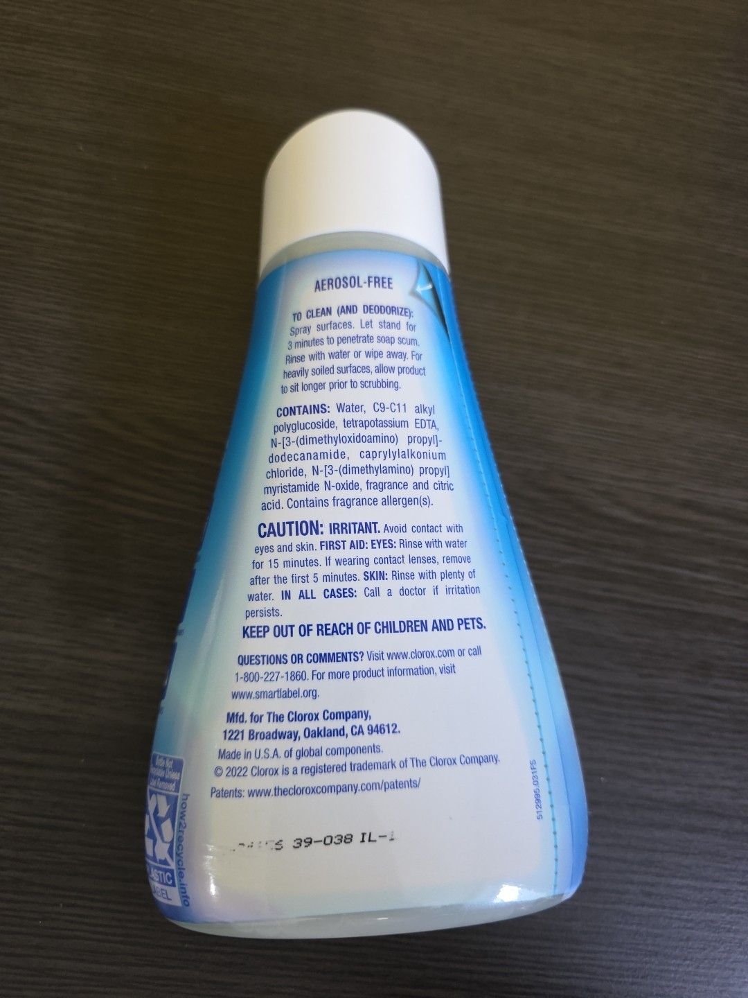 New Clorox Bathroom Ultra Foamer, Cleaner Spray Refill, Fresh Clean, 16 oz.