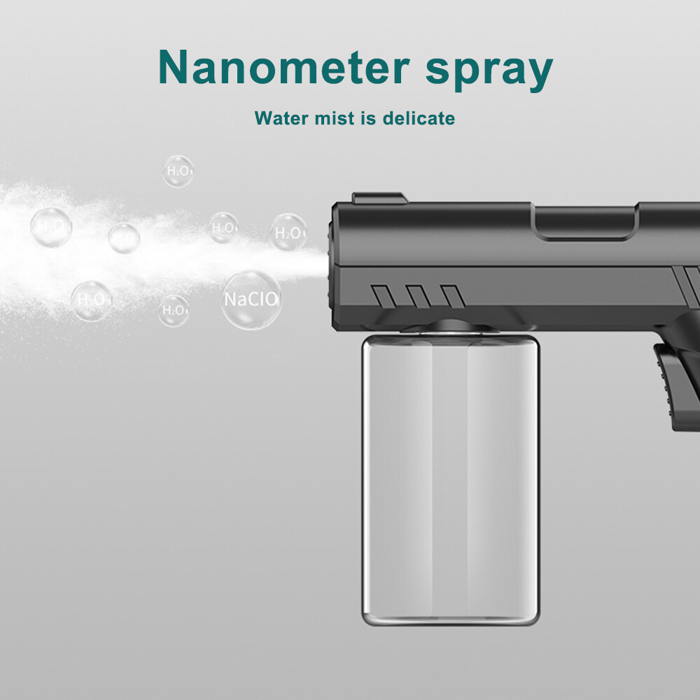 Nano Steam Sprayer Fogger Machine With Blue Lights 280ml For Home
