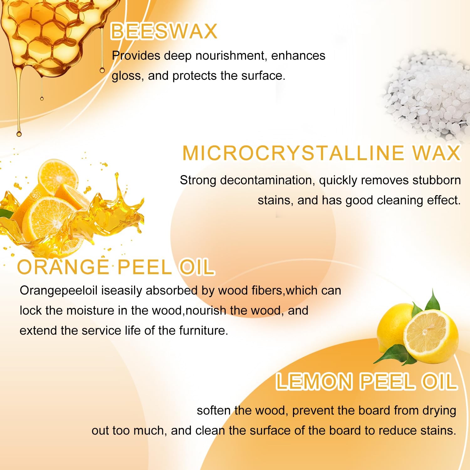 NUOKOU 2PCS Natural Beeswax Care Spray & Restorer, The 1 Fl Oz (Pack of 2)