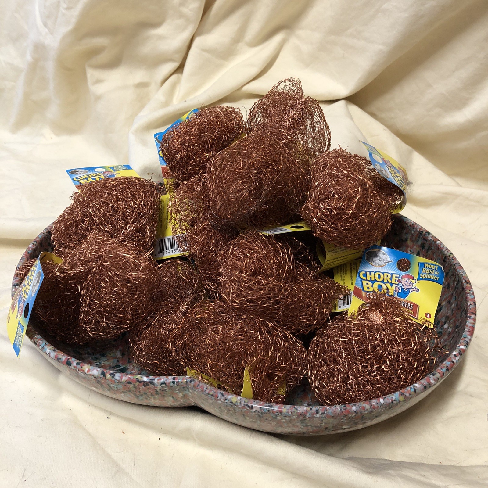 Lot of 18 CHORE BOY Copper Scrubbers NWT No Box