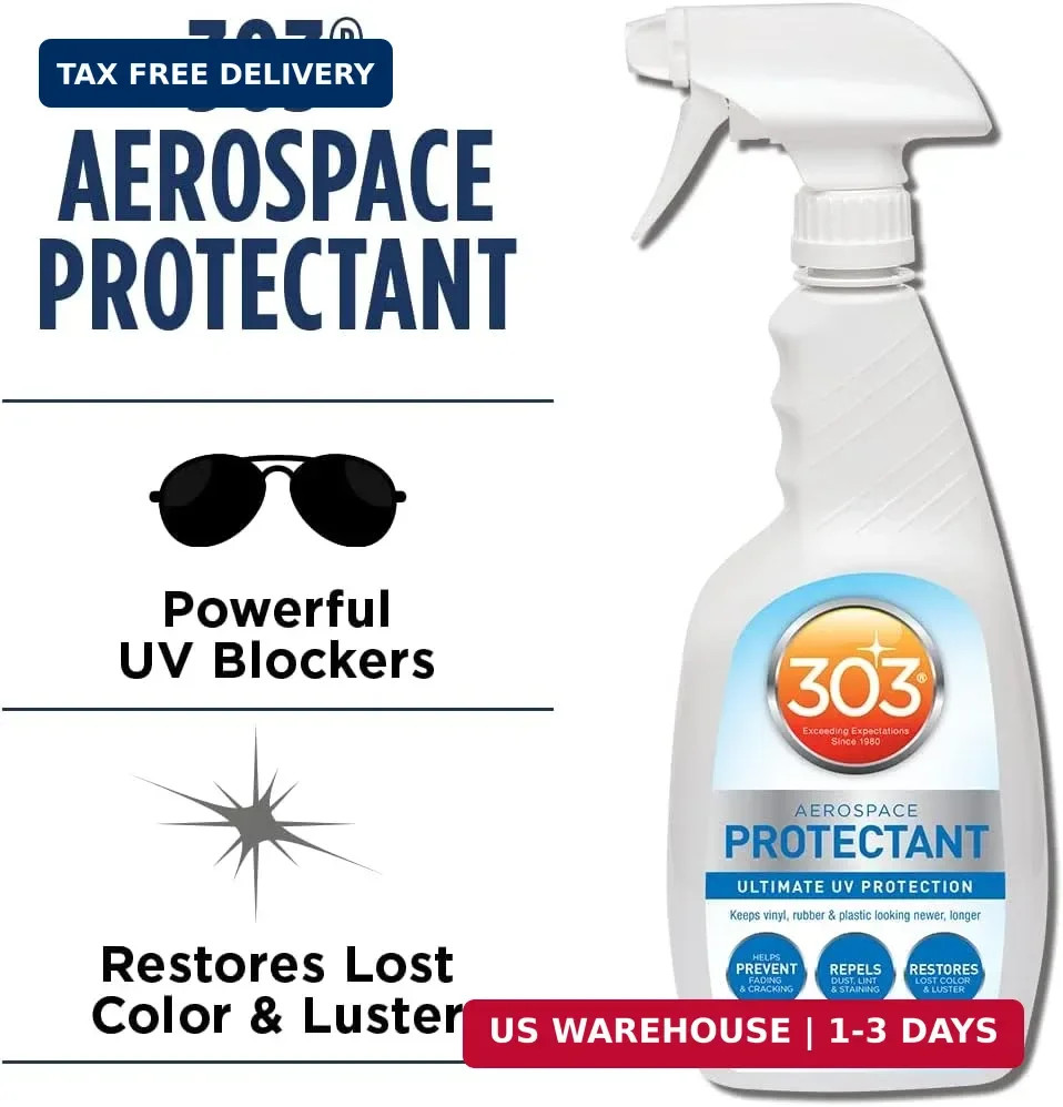 303 Aerospace Protectant for Vinyl, Plastic & Rubber, 32 oz | Provides UV protec