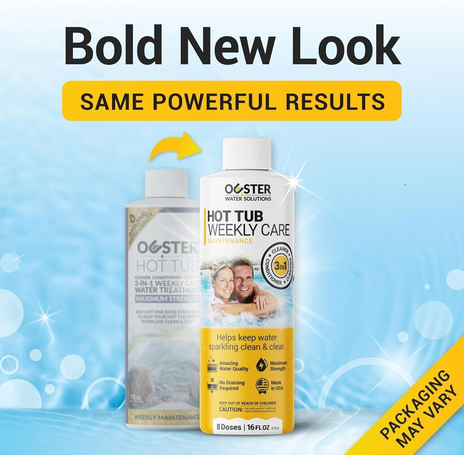 Effortless 3-in-1 Hot Tub Maintenance Solution – 16oz Cleaner for All Spas