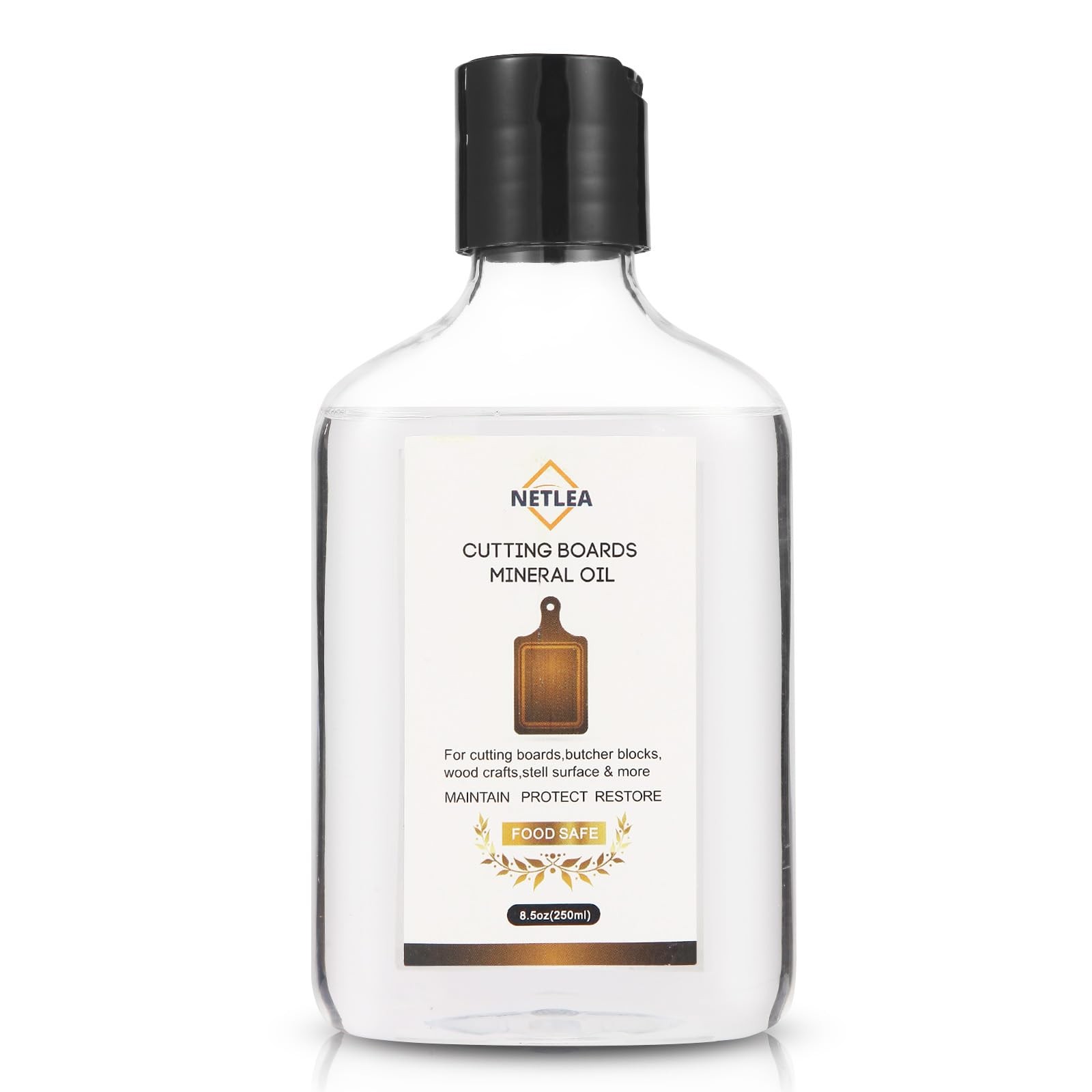 Mineral Oil for Cutting Boards,8.5oz Food Grade Wood & Butcher Block Conditio…
