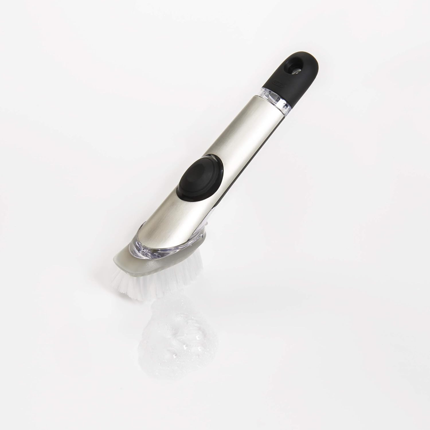 OXO Steel Soap Dispensing Dish Brush, Dish Scrubber