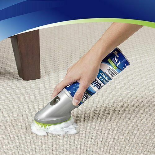 (2-Pack) Woolite CARPET UPHOLSTERY Foam Cleaner Odor Stain Remover with Brush 