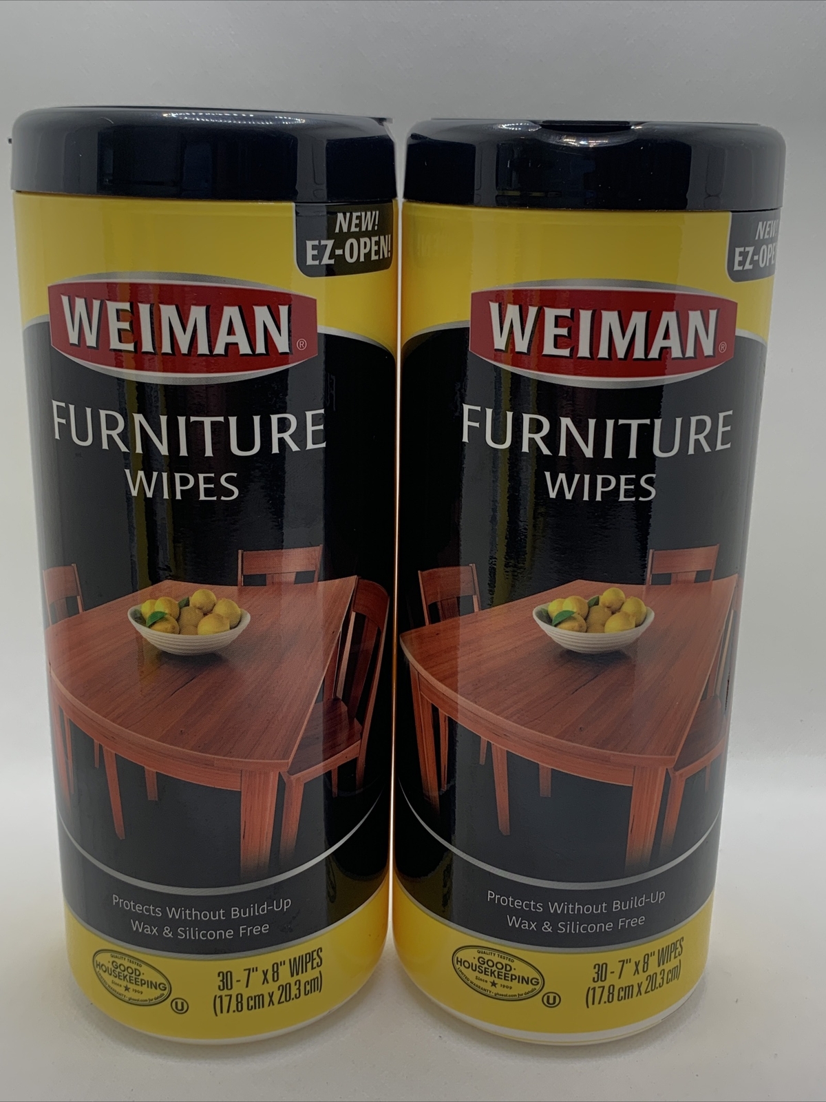 Weiman Furniture Dusting Cleaning Wipes Lot Of 2 Protects WO/Buildup Silicone Fr