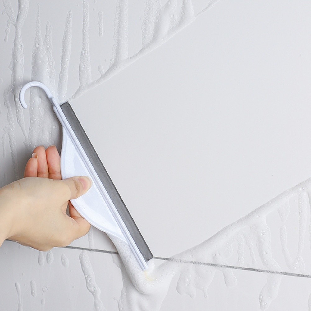 Portable Silicone Squeegee 19 7 x 4 2cm for Glass and Bathroom Cleaning