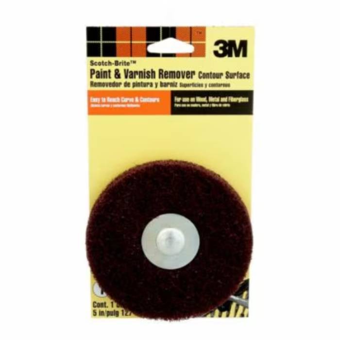 3M 9413ES-6-B 9413NA Scotch-Brite Contour Surface 5” Paint and Varnish Remover