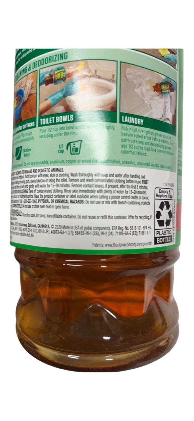 (2) Pine Sol with Pine Oil & Glycolic Acid Multi Surface Cleaner 48oz Large