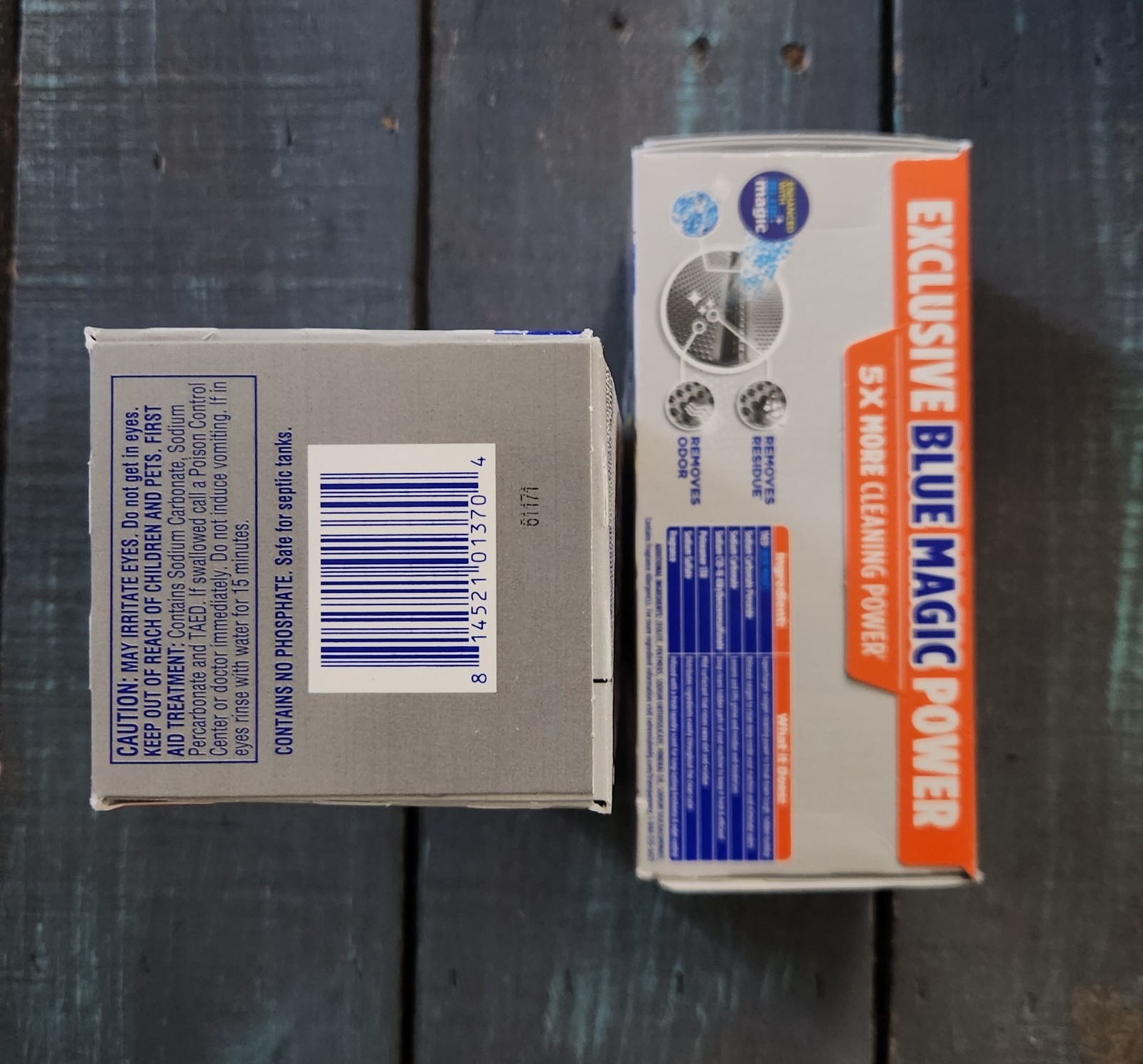 New Tide Washing Machine Cleaner with Oxi Powder Odor Eliminator 2 Boxes