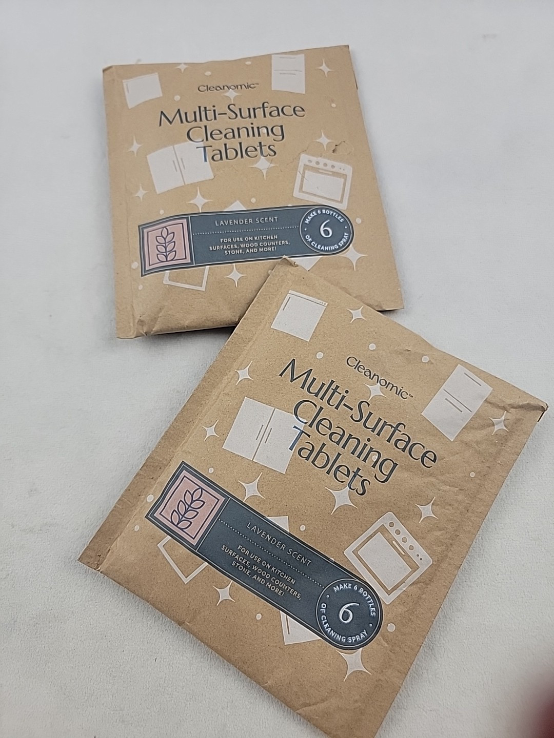 Cleanomic Multi-surface Cleaning Tablets Set Of 2 6 Tablet Pouches 12 Months