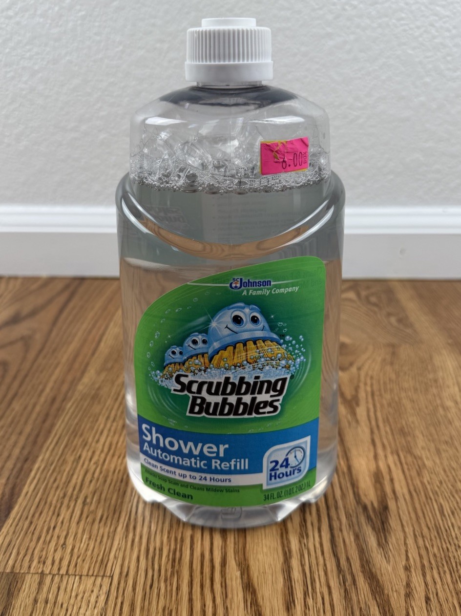 Scrubbing Bubbles Automatic Shower Cleaner Refill Original 34oz Bottle HTF, NEW!