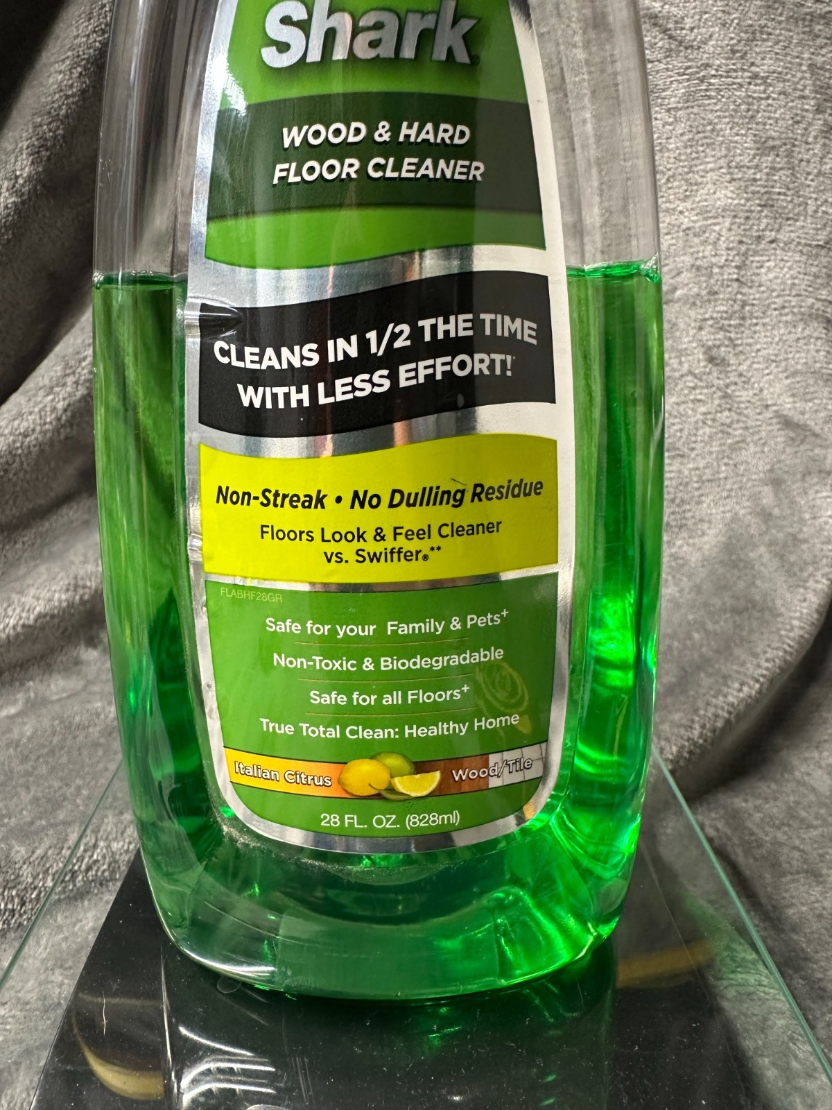 Shark Wood Hard Floor Cleaner Italian Citrus Duo Concentrate Partial Bottle