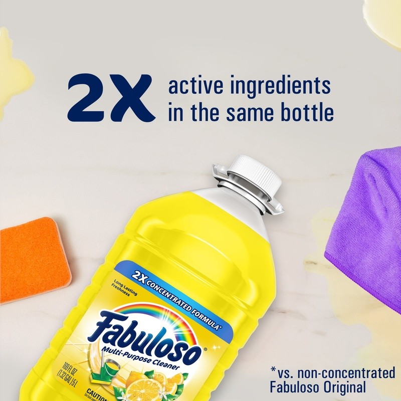 2X Multi-Purpose Cleaner Lemon Scent All Surface Cleaner Grease Remover 1.31 Gal