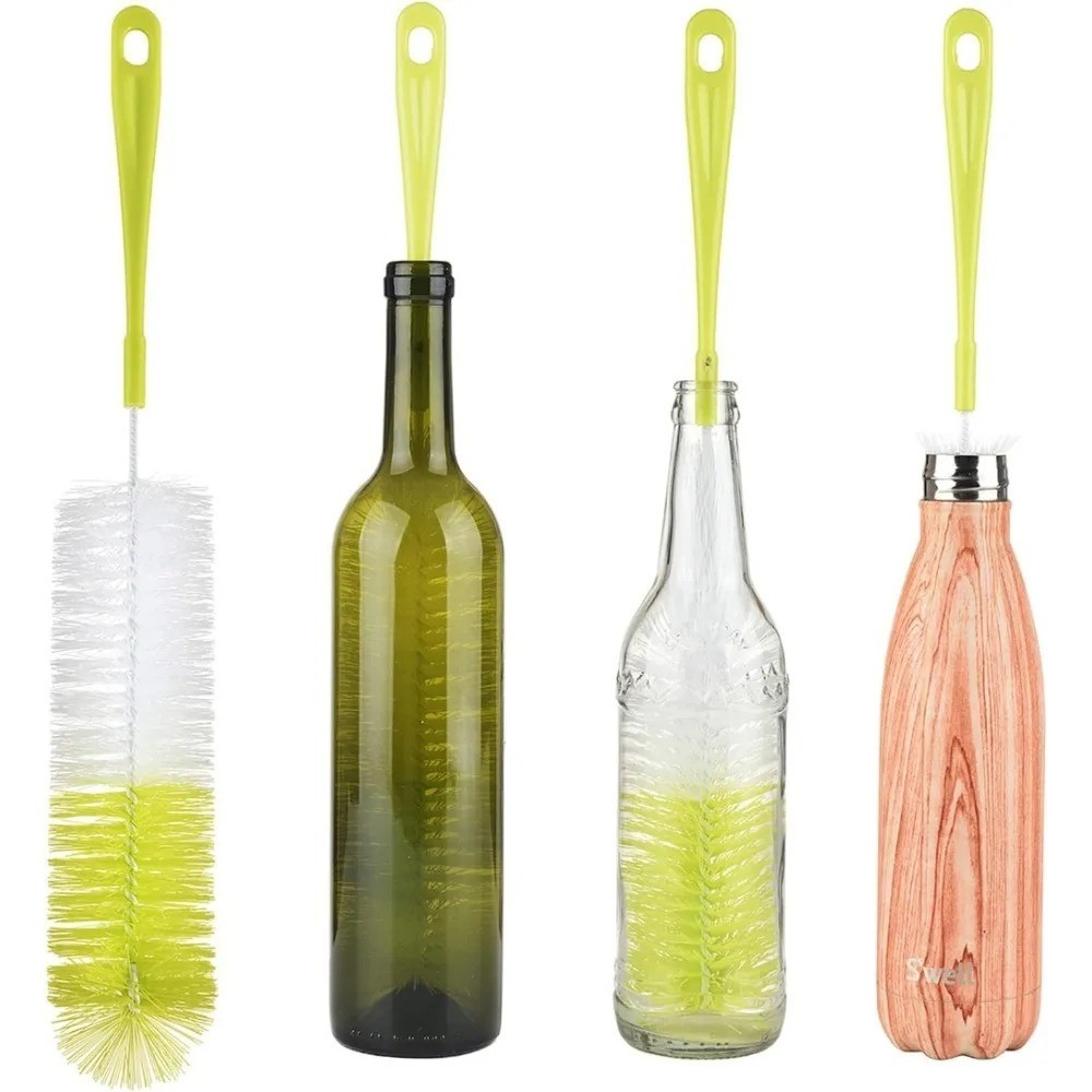 1 Pcs 16” Long Bottle Brush Cleaner for Washing Wine/Beer/Sport Well/Thermos/Gla