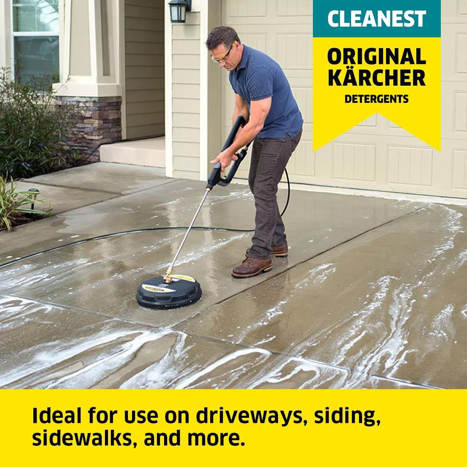 Kärcher Multi Purpose Pressure Washer Detergent, Removes Dirt and Grime from Fen