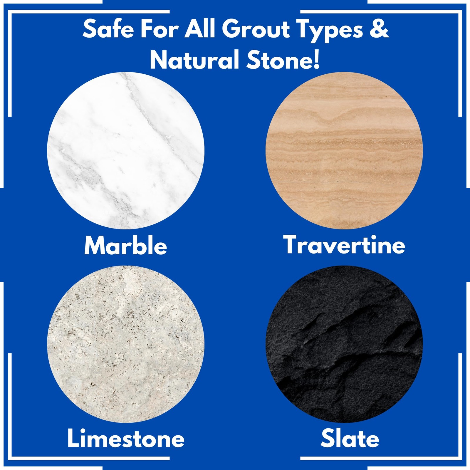 Grout Cleaner Black Acid-Free Deep Cleaner Stain Remover Safe 1-Gallon