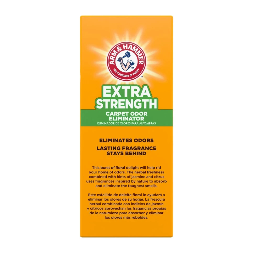 Arm & Hammer Carpet Cleaner 42.6oz Odor Eliminator Extra Strength Dirt Fighters