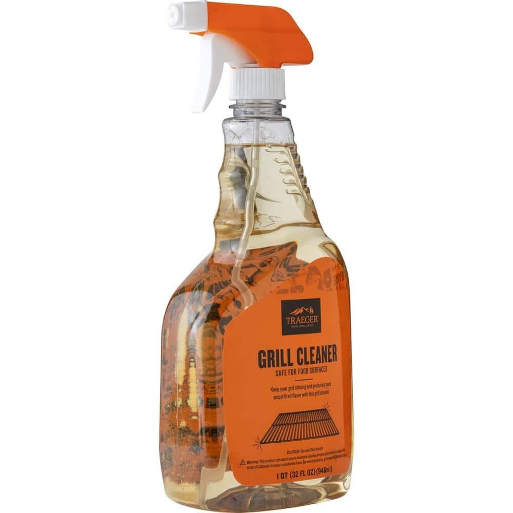 32 Oz Grill Cleaner and Degreaser Food Safe Grease Cutting Formula