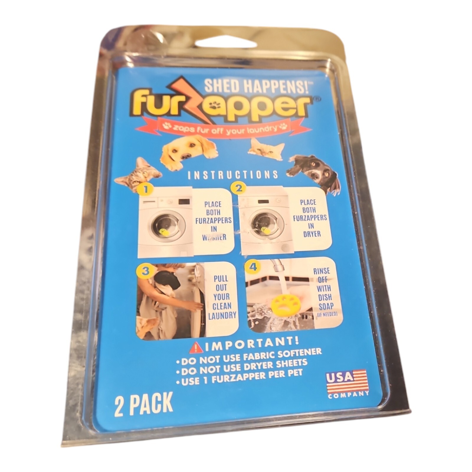 Fur zapper 2 Pack-pet Hair Remover