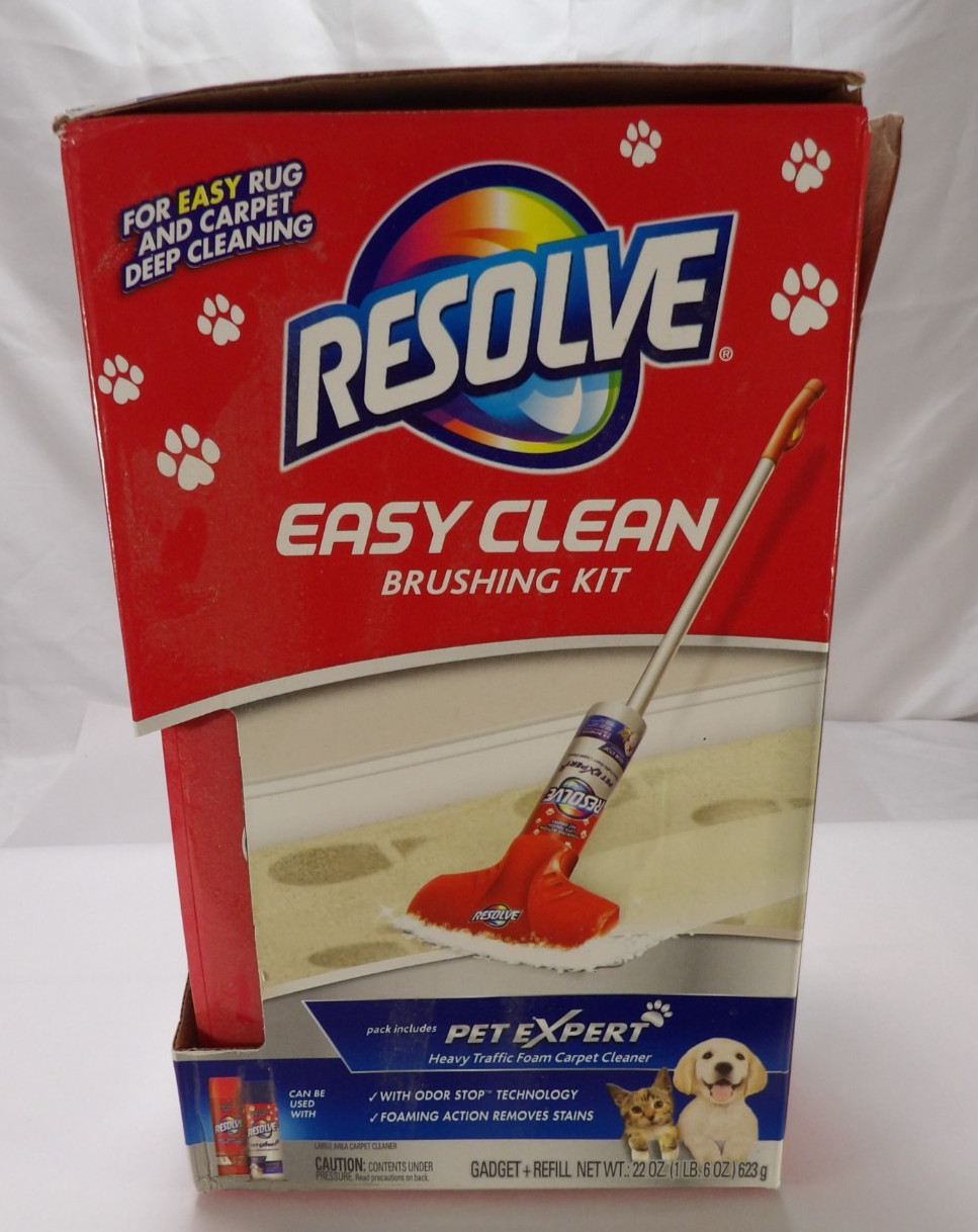NEW Resolve Easy Clean Pet Expert Brushing Kit Heavy Traffic Carpet Cleaning