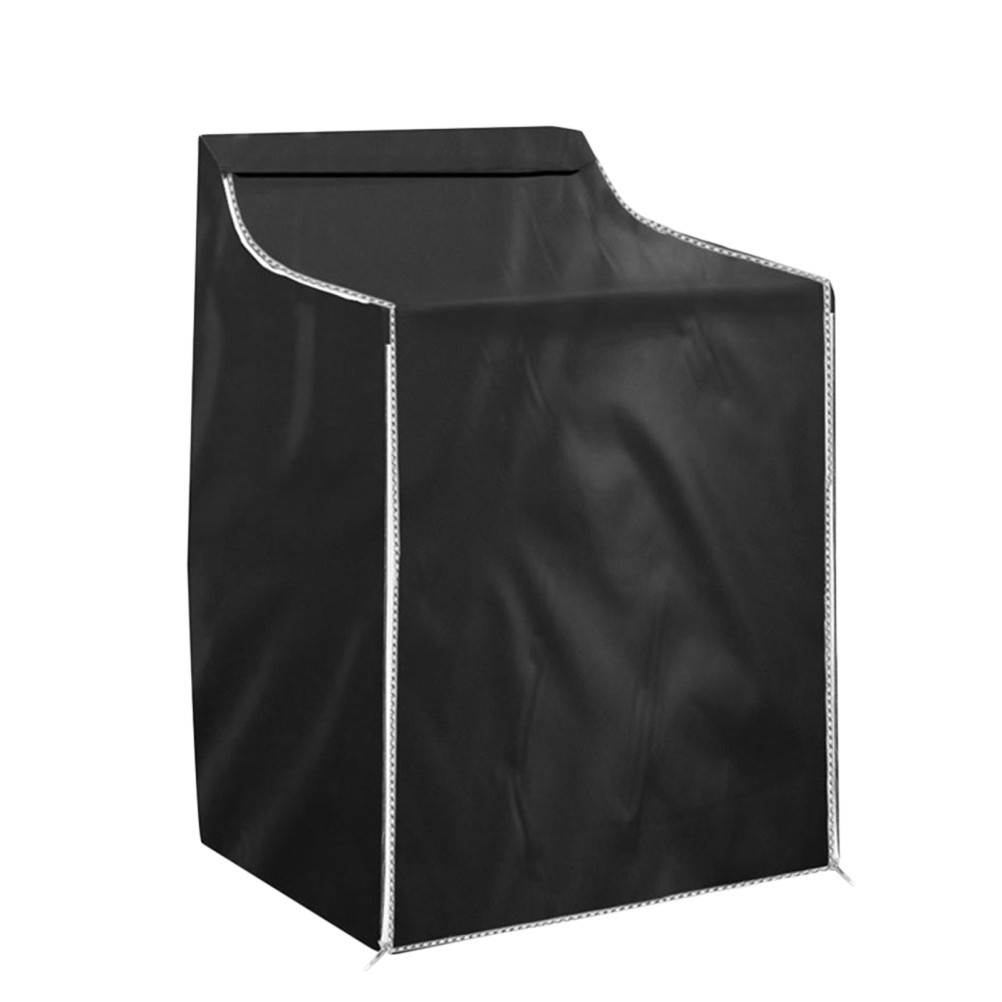 Wear Resistant Black Washing Machine Cover Suitable for Kitchen Bathroom Laundry