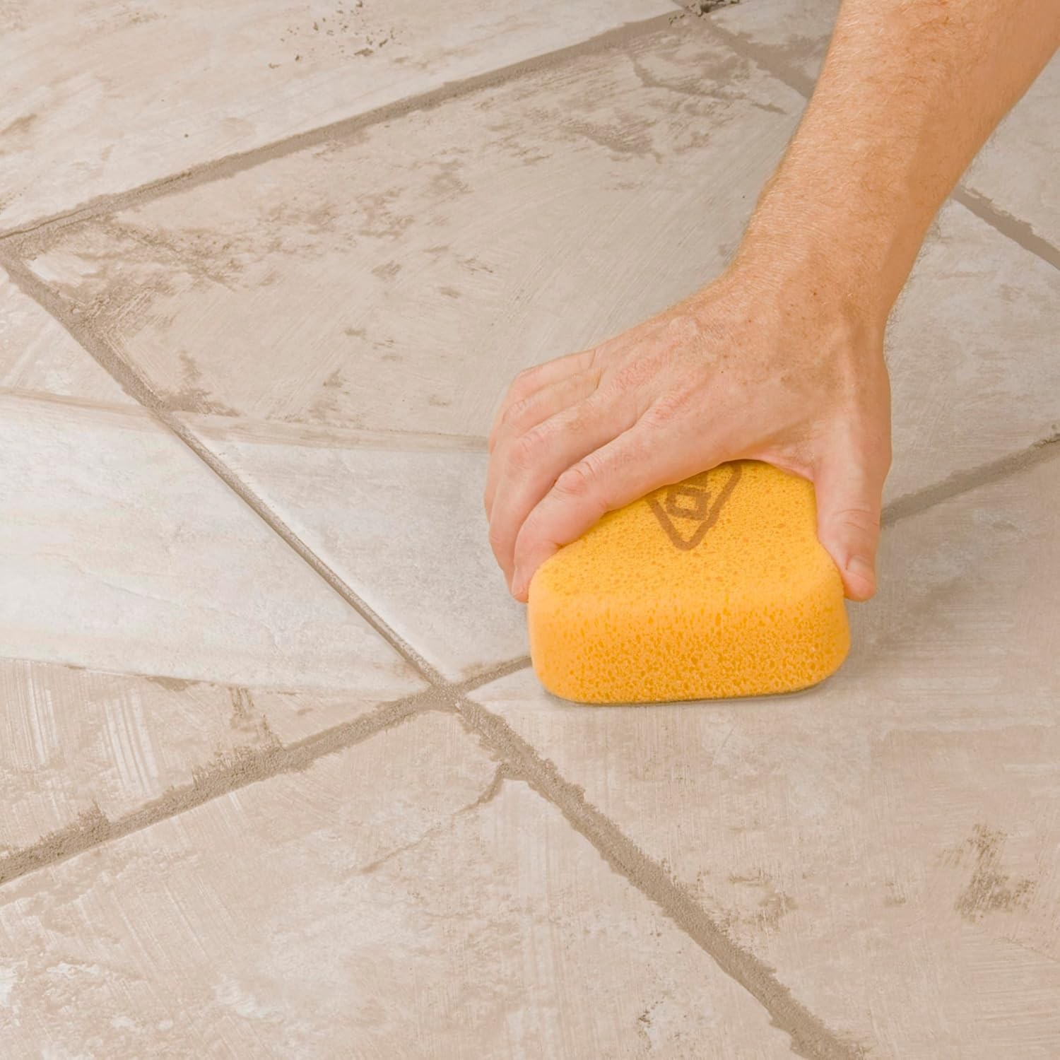 Grout Cleaning Sponge XL QEP Yellow 6 Count 7.5×5.5