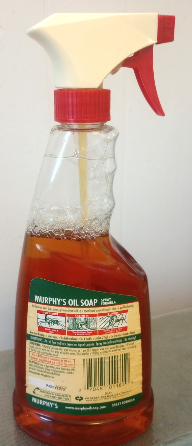 MURPHY OIL SOAP Cleaner Wood Furniture cabinets no dulling residue 75% full VTG