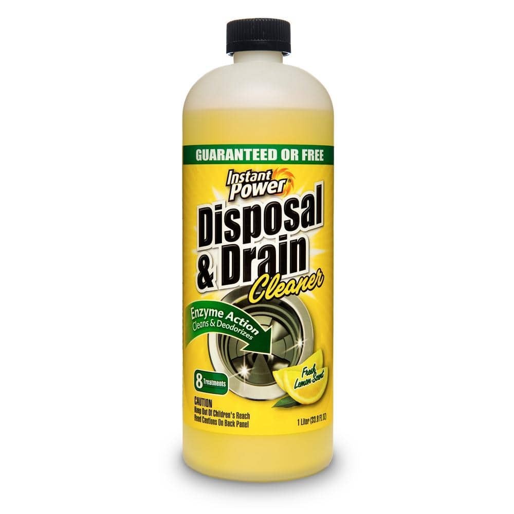 Garbage Disposal Drain Cleaner and Odor Remover for Sink 33.8 Oz. Lemon