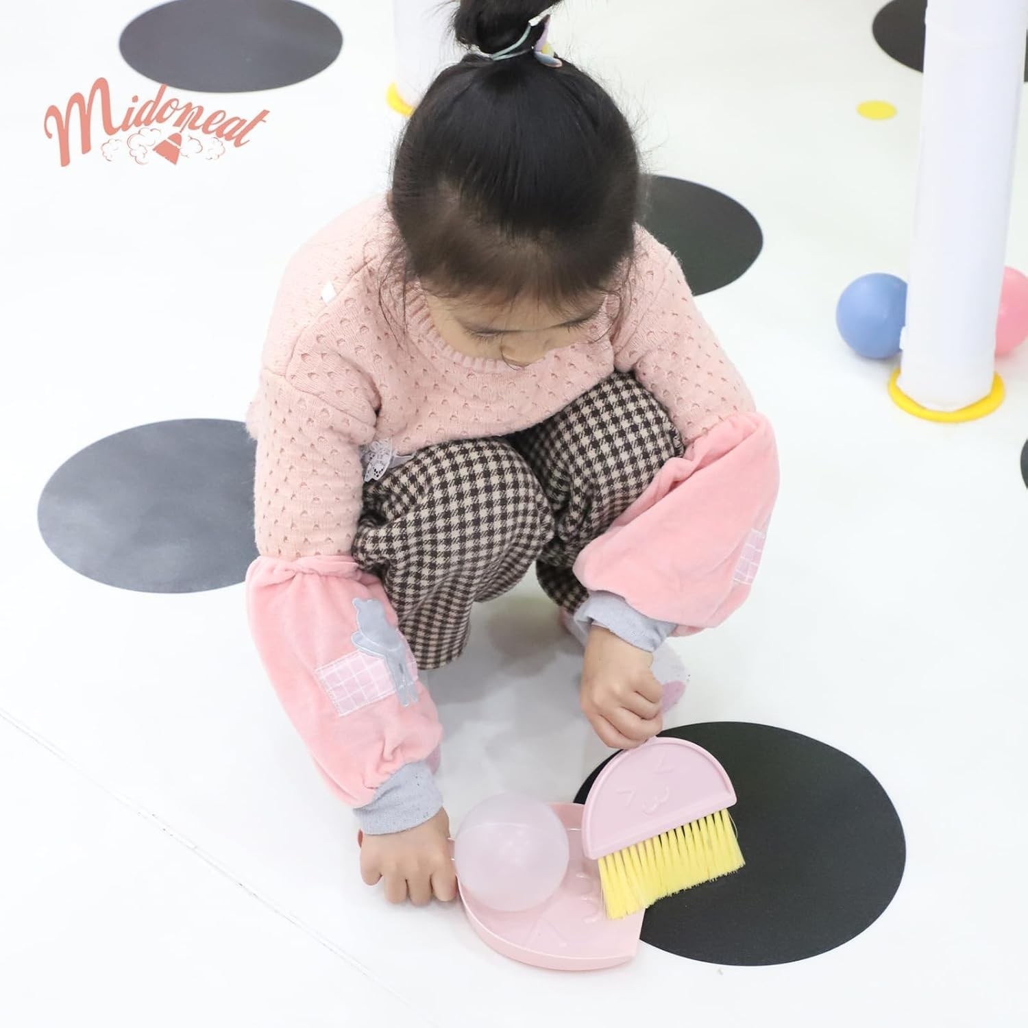 Kids Cleaning Toy Set, Mini Broom Mop Dustpan, Toddler Housekeeping Play Set