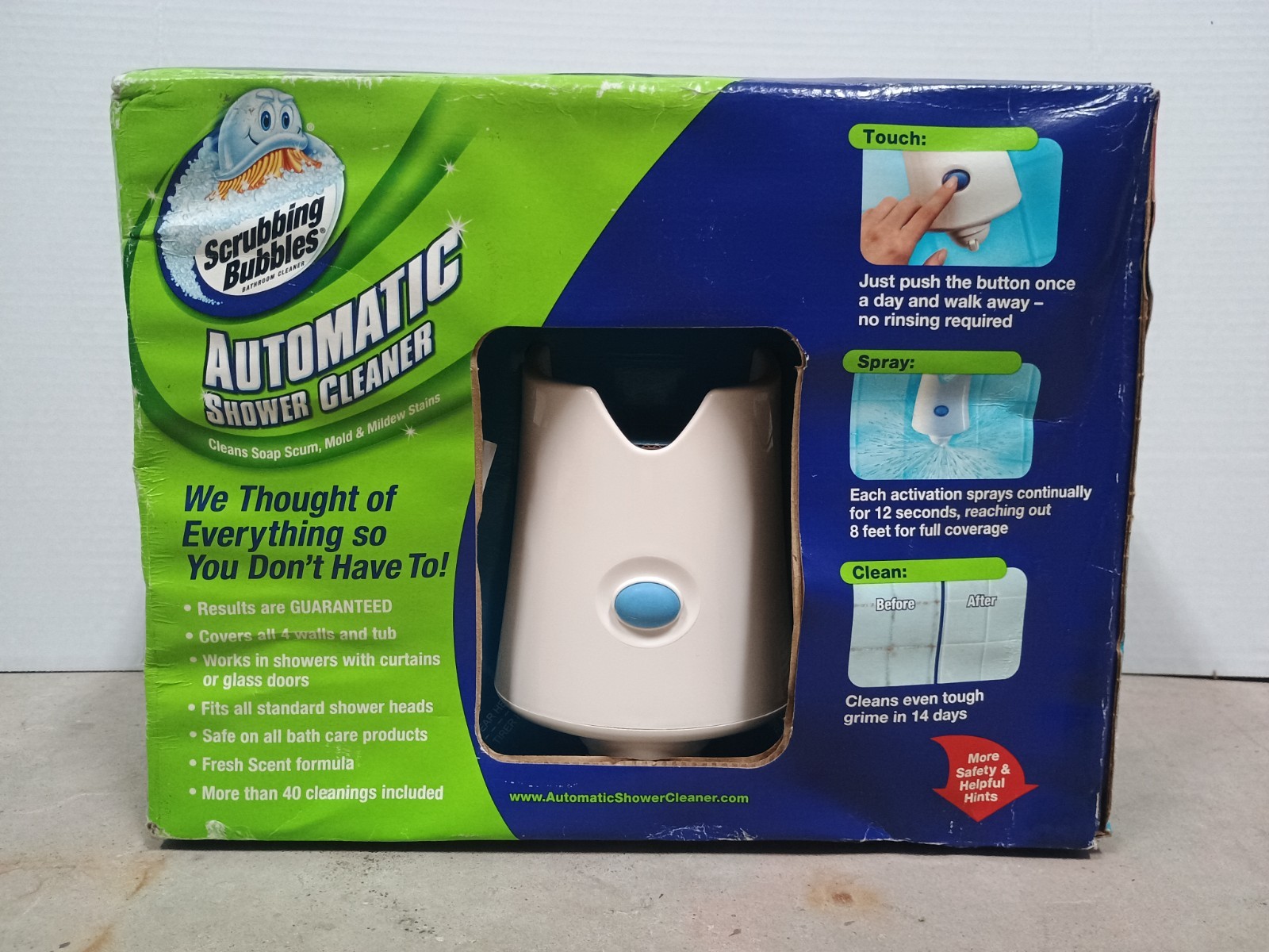 Scrubbing Bubbles Automatic Shower Cleaner Kit w/ 2 Refills