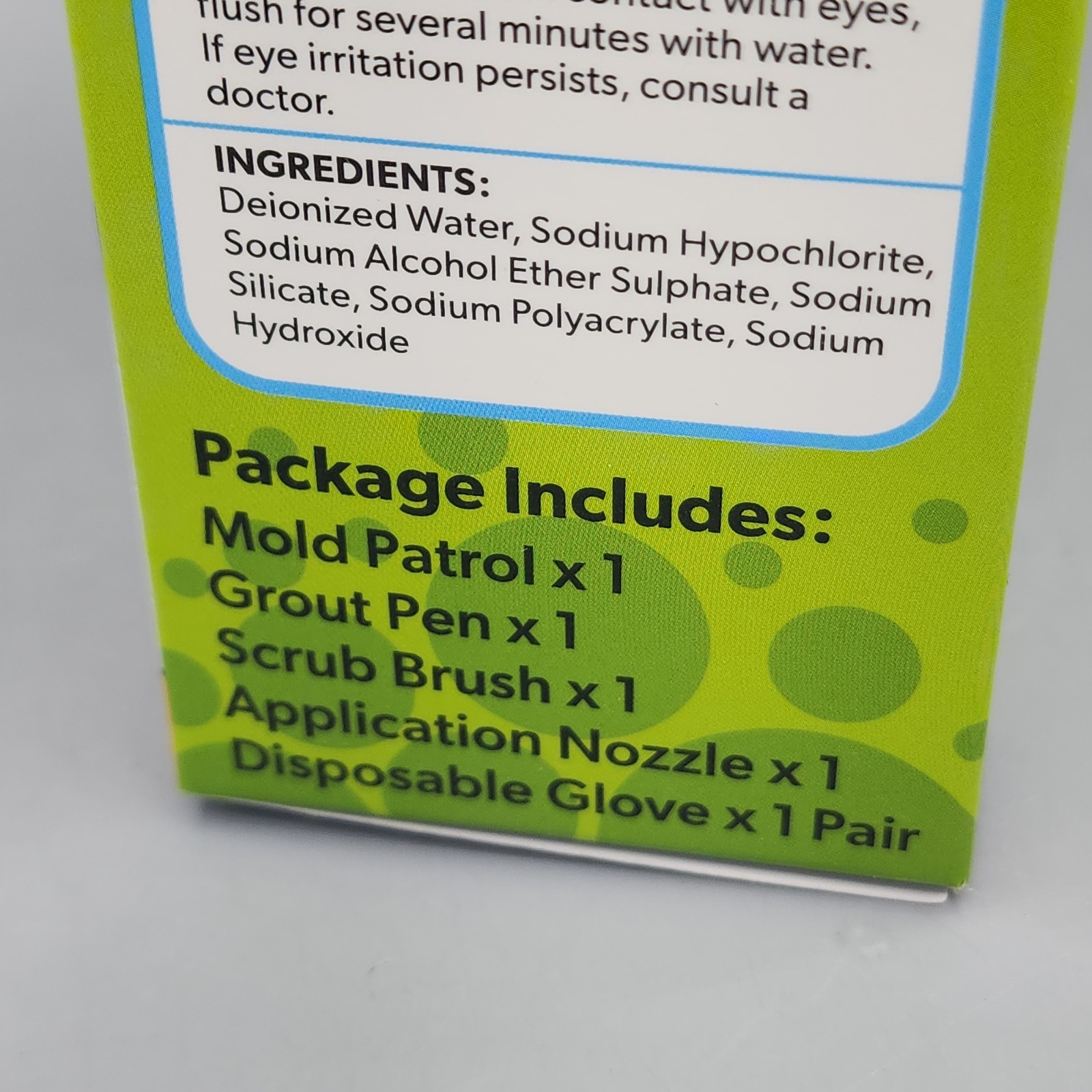 Mold Patrol Mold & Mildew Stain Remover Gel 7oz Kit w/ Grout Pen & Brush