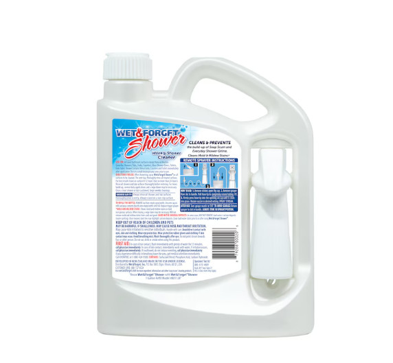 Wet & Forget Shower Cleaner Spray Multi-Surface Weekly Application Requires No S