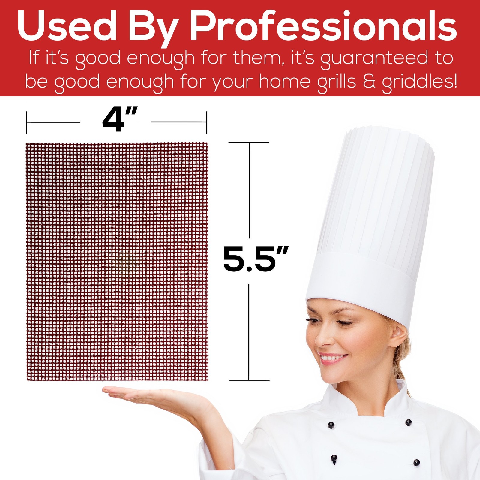 Pro-Grade Grill Screens 40 Pack. Scrub Away Burnt-On Grease & Carbon. Abrasiv…
