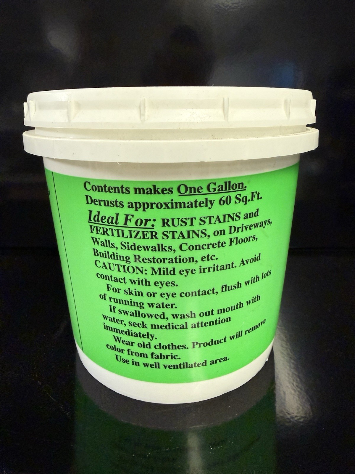 Rust Remover for Concrete – 22 oz Concentrate Makes One Gallon