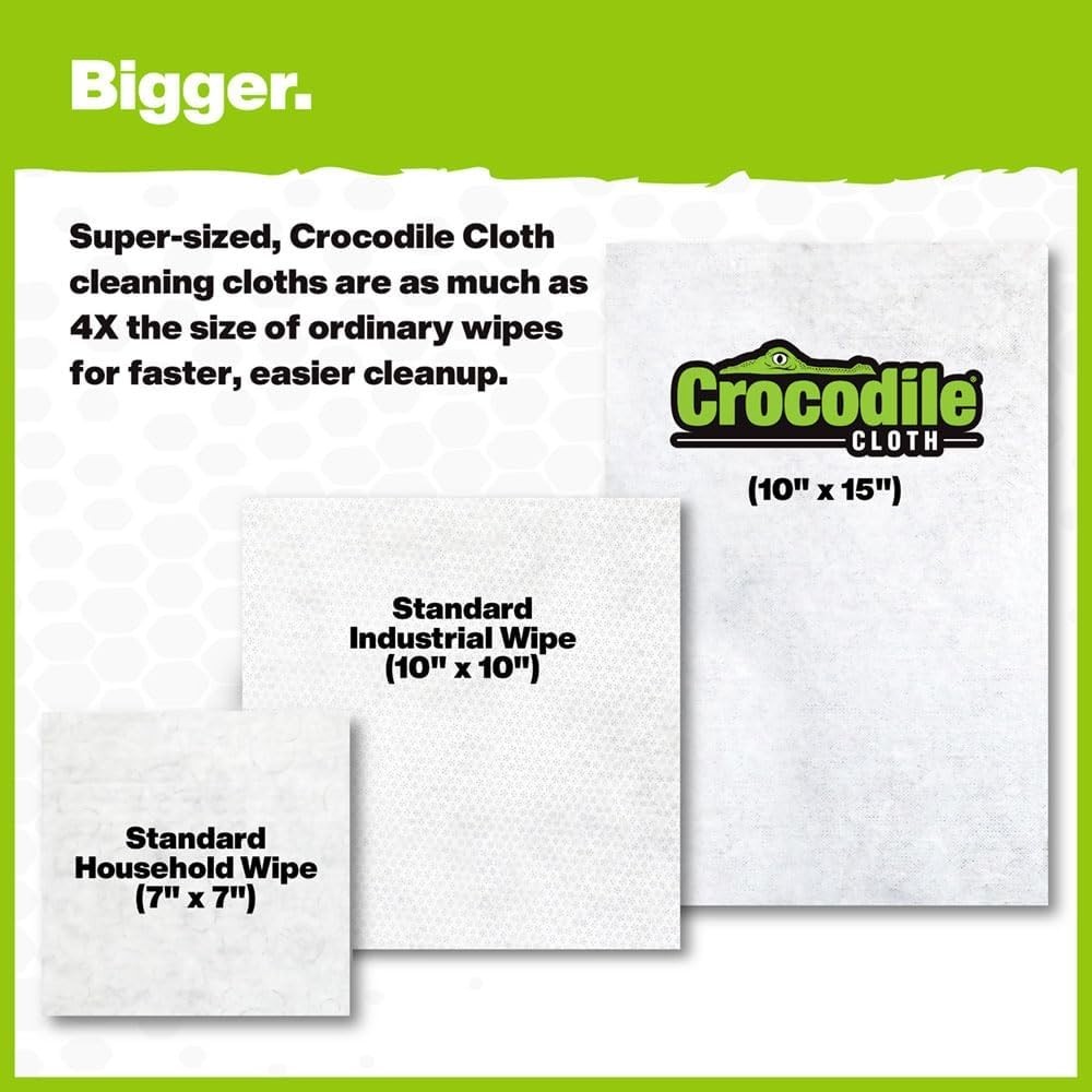 All-Purpose Cleaning Wipes – 80 Count, 15″x10″ Extra Large Plant-Based Dispos…
