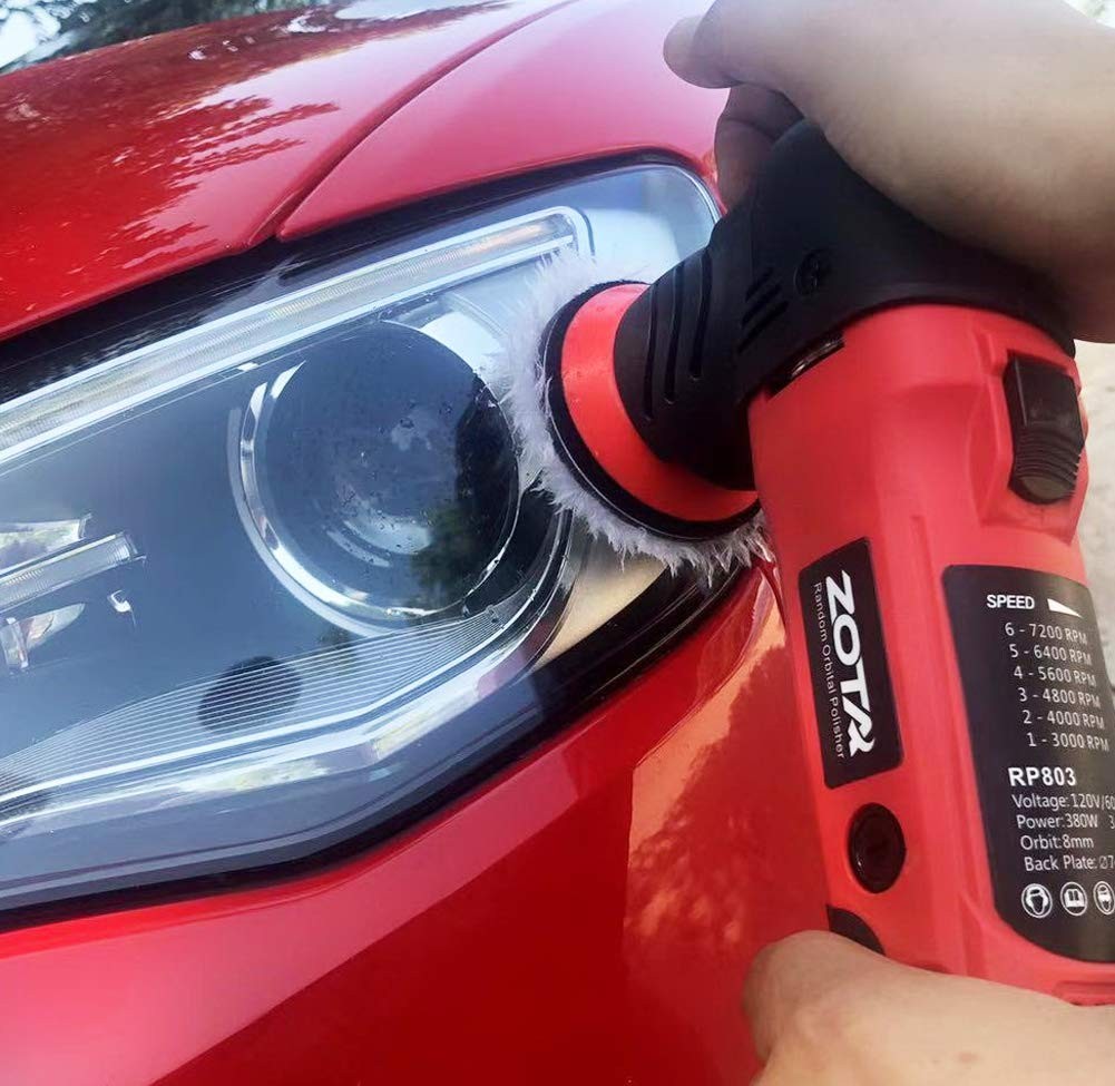 Orbital Polisher – 3 Dual Action Mini Polisher Kit with 13.1 ft Cord for Car …