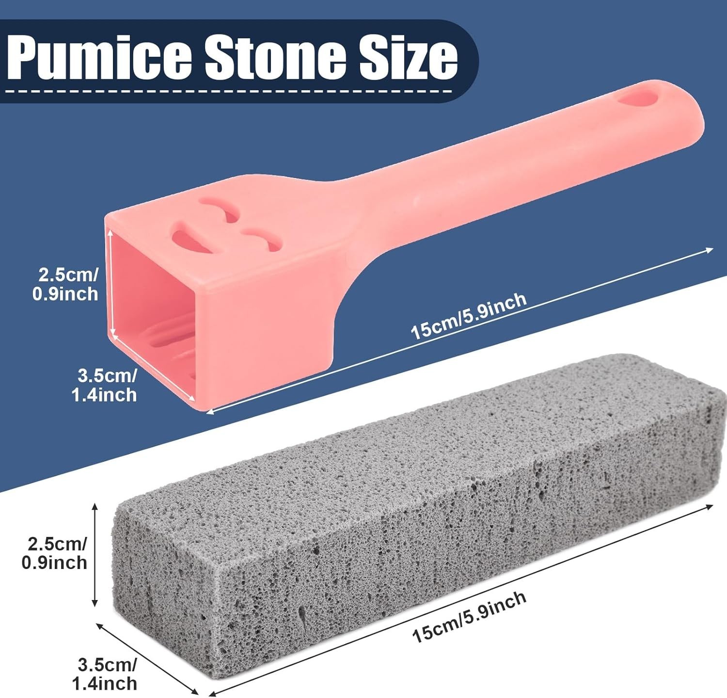 68 Pack Pumice Scouring Sticks – Bathroom & Kitchen Cleaner