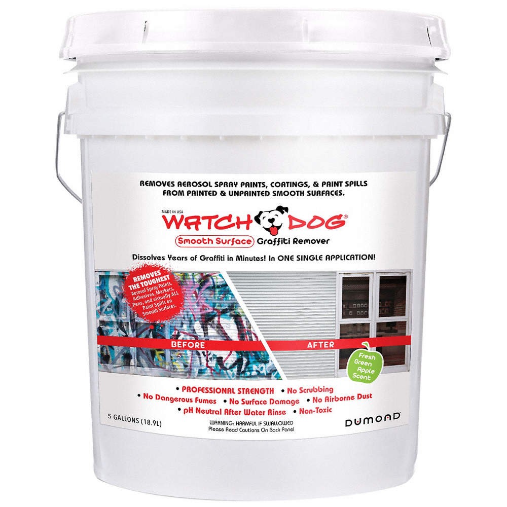 DUMOND Graffiti Remover,5 gal Bucket, Liquid 39C336