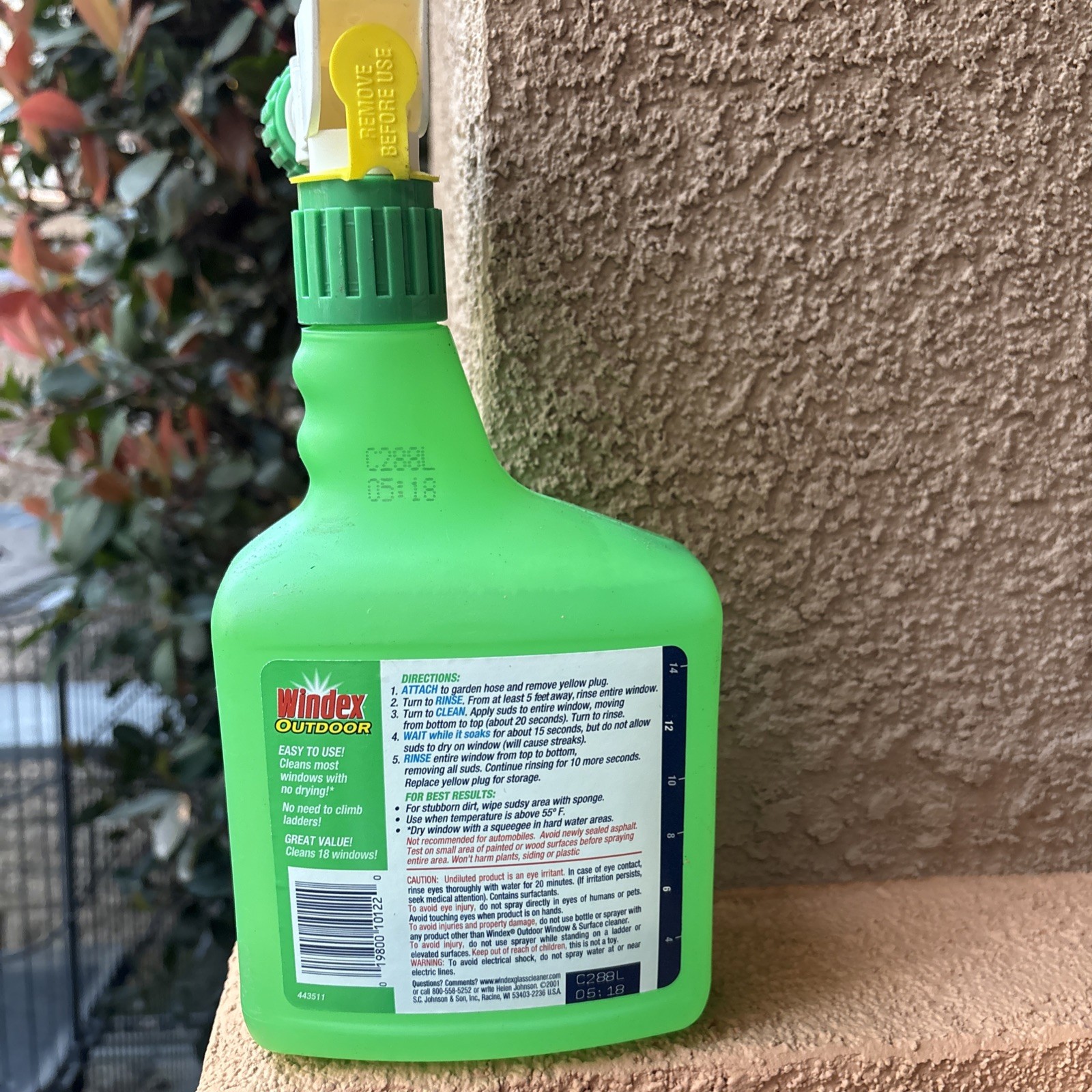 VTG 1 Windex Outdoor Window Cleaner Spay Concentrated 32 fl oz New Old Stock
