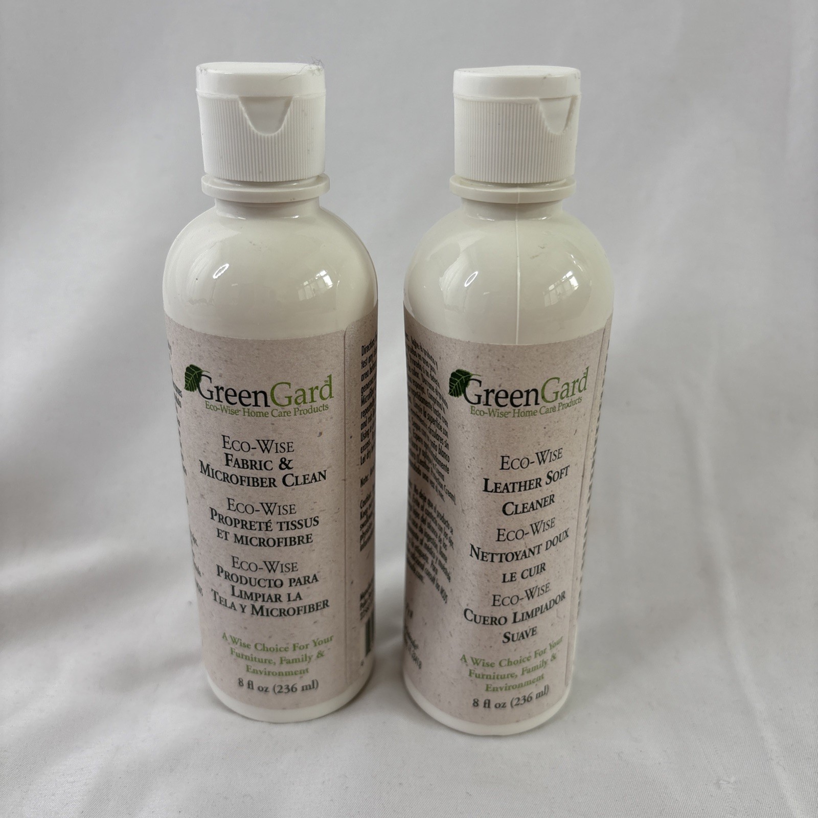 Green Guard Leather Cleaner Eco-Wise Home Care Furniture LEATHER and FABRIC CARE
