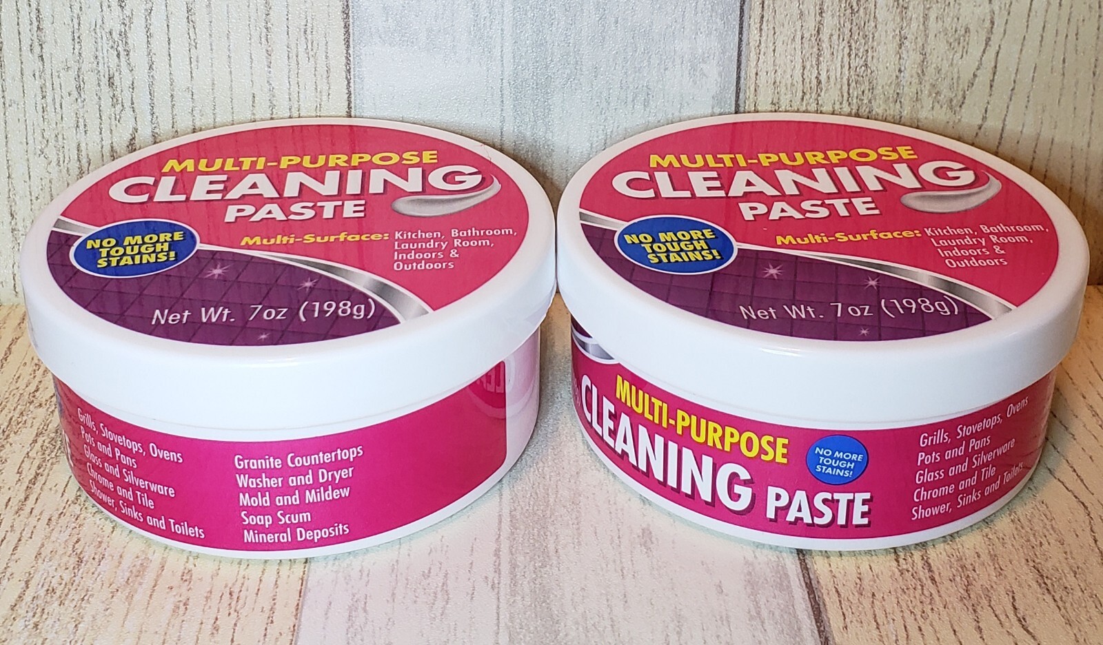 Lot Of 2* Generic “Multi-Purpose Cleaning Paste”*7 oz. Each* Free Shipping
