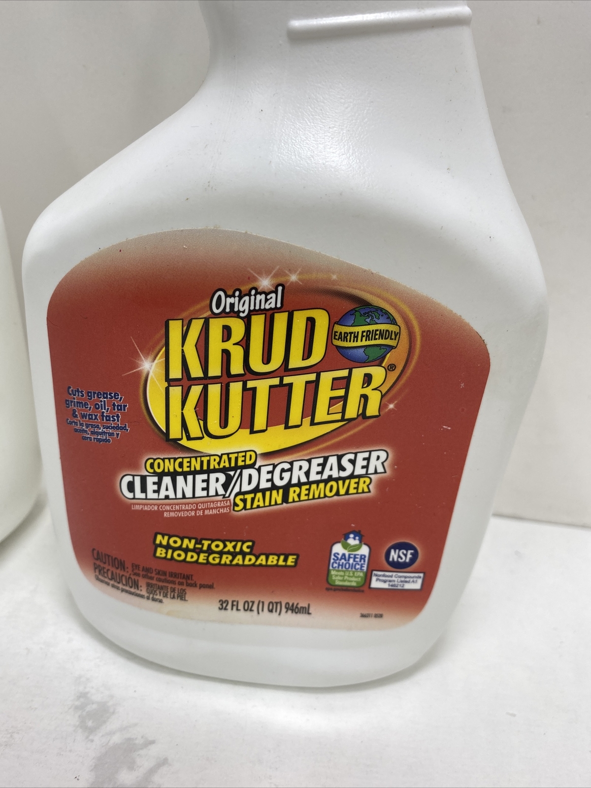 2pk Krud Kutter Kk326 Liquid 32 Oz. Cleaner And Degreaser, Trigger Spray Bottle