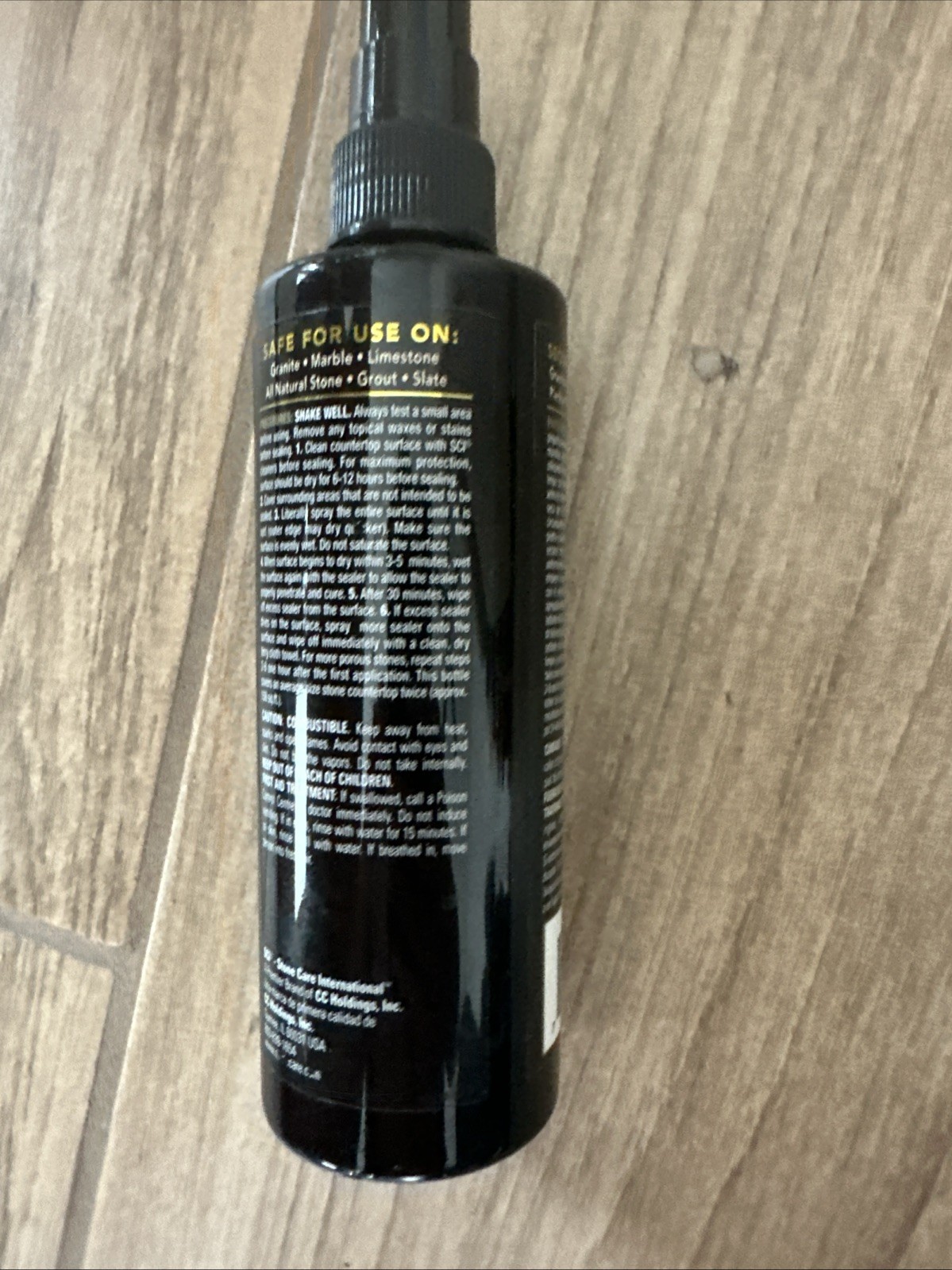 SCI Stone Spray N Seal Sealer 8 Oz Stone Care International Granite Grout Read